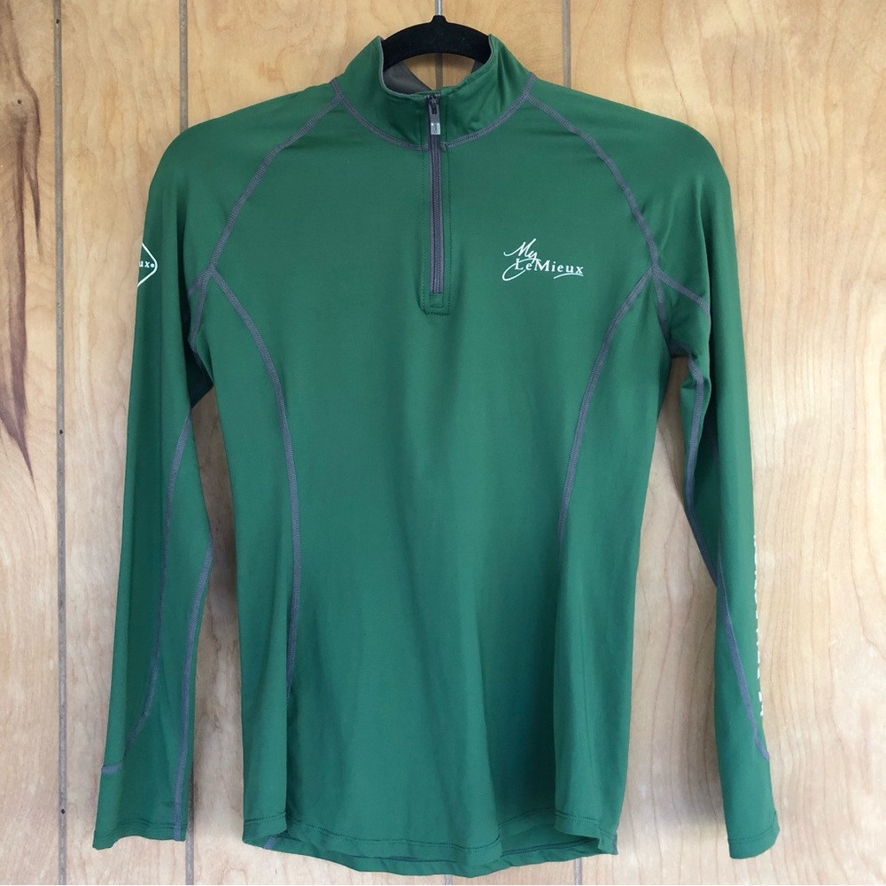 LeMieux Ladies Spandex Sun Shirt Hunter Green Equestrian